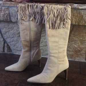 Fringed boots